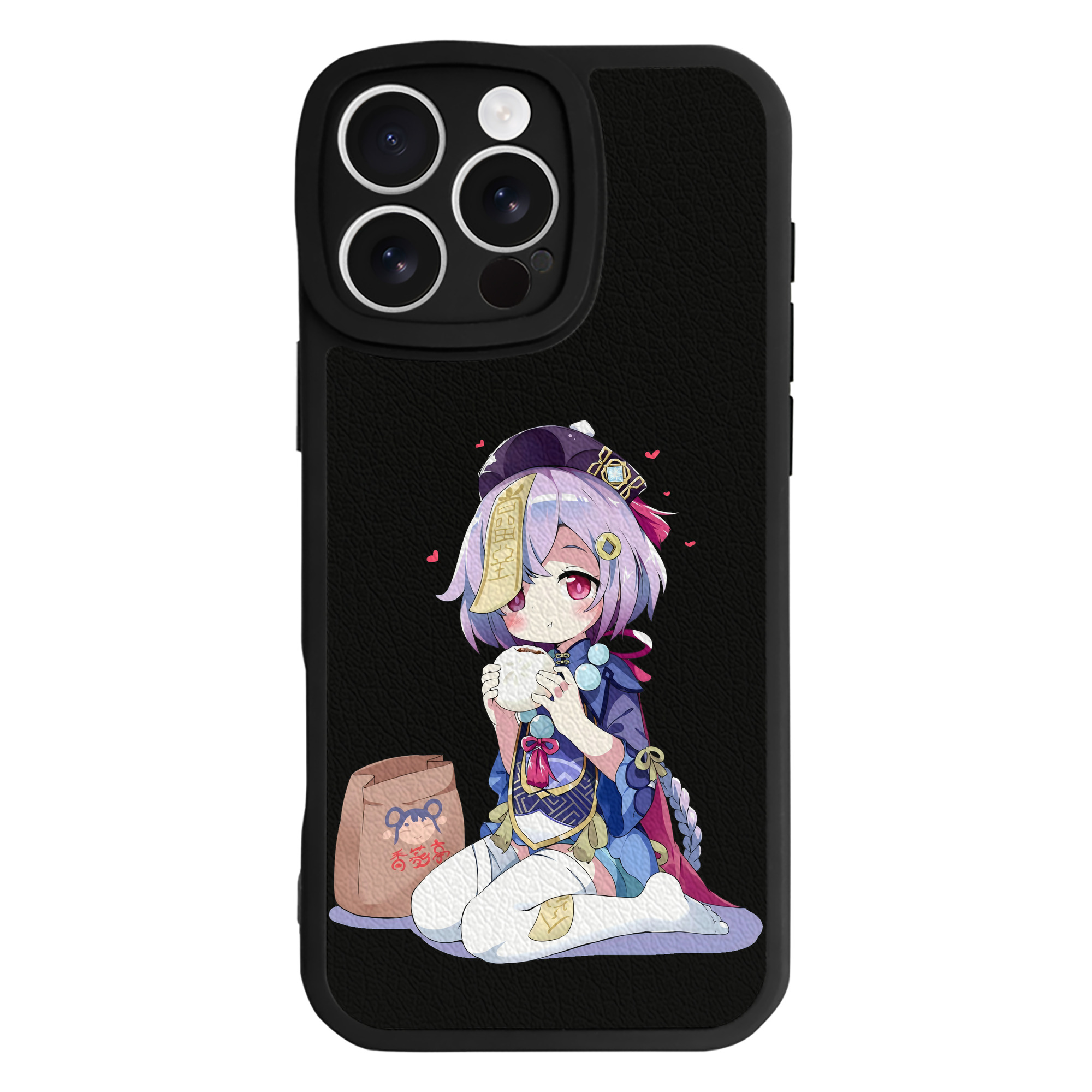 げんし神 七七 なな  genshin Nana 【iPhone 16シリーズ対応】シリコンスマホケース（レザー調） 材質：シリコン